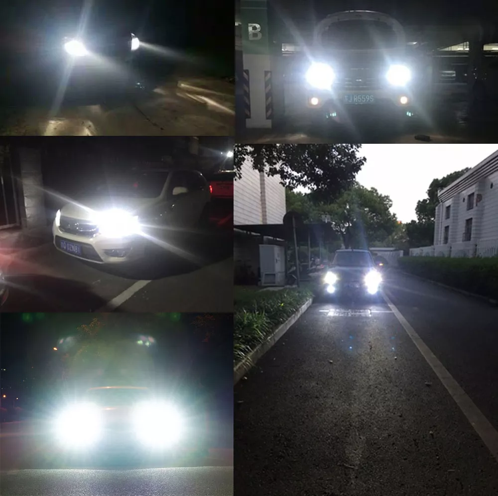 Светодиодная фара лампы 9005 HB3.