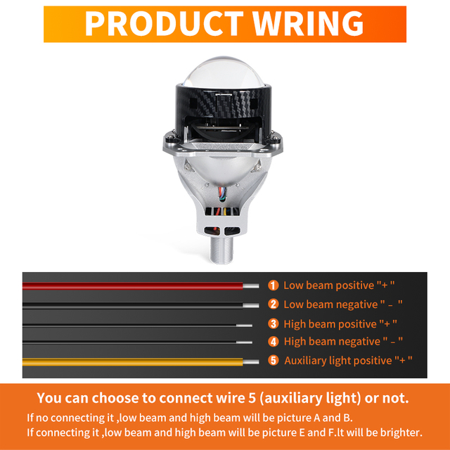 Универсальный автомобильный мотоцикл Низкий луч 110 Вт высокий бал