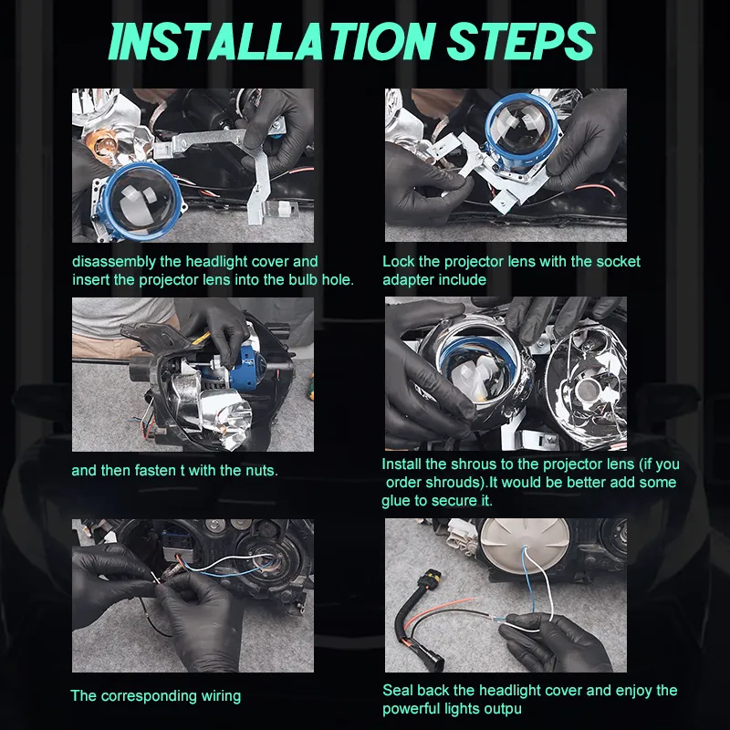 Как установить светодиодные фары