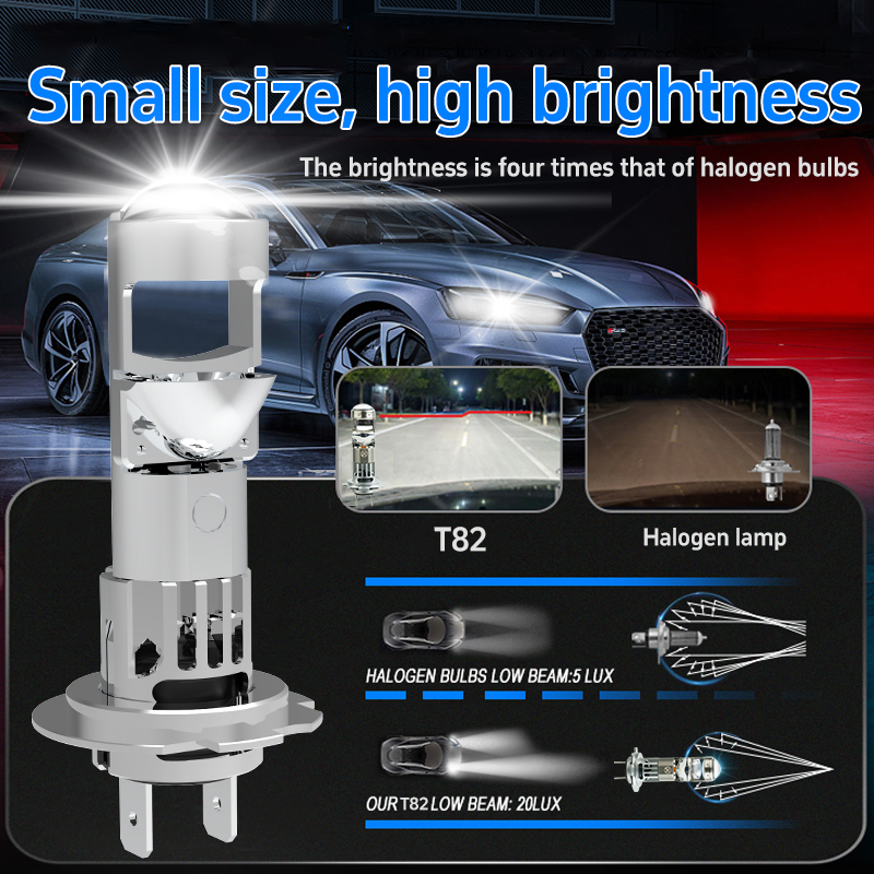 Серия T82 | 48W 6000lm Mini Projector Car Светодиод