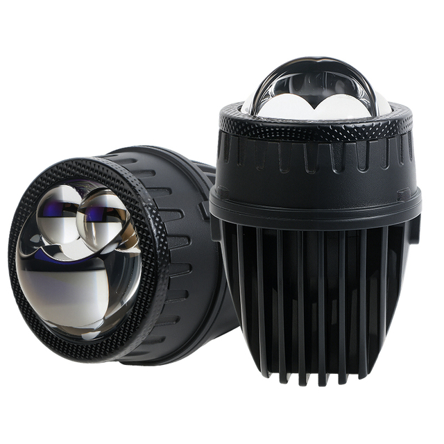 Оптовая 2-дюймовая двойная прямая двойная лучевая линза LED LED LED LED FOG LIGHT для автомобиля