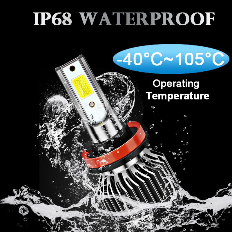 Прямые продажи на заводе низкой мощности 48W 4800LM COB Chip светодиодные лампы для фар для автомобилей