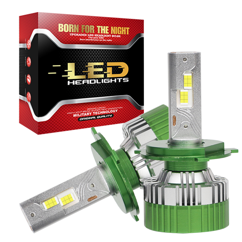 Индивидуальные супер яркие 260 Вт 26000LM 4575 чипов 12 В-24 В три медные трубки светодиодные лампы для фар для автомобилей и грузовиков