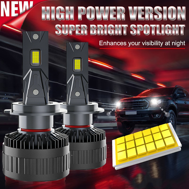Заводская автомобильная лампочка 130 Вт 13000LM, автоаксессуары, одна медная трубка, 12 В, Luce Para Autos H4 Canbus, светодиодные лампы для фар 