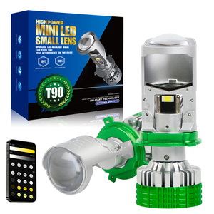 Изменение цветов 6000K 4300K ​​3000K 3-цвета мини-проектора Lens Lens Lens Lens Lodlight Lacks с пультом дистанционного управления