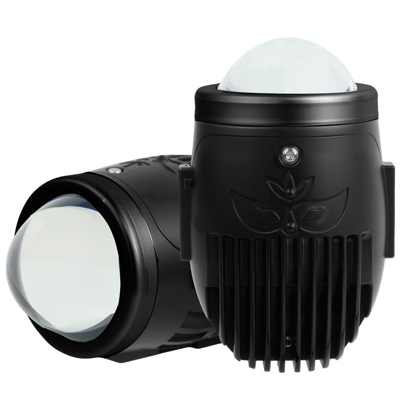 Супер яркий 40 Вт лазерный цвет с изменением цвета стеклянной линзы проектора противотуманные светодиодные фонари