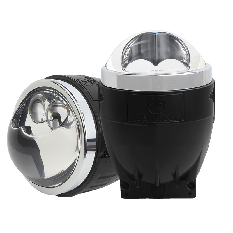 Оптовая продажа, 3-дюймовая двойная чашка, двойной светильник, двойная линза прямой проекции, противотуманные светодиодные фары