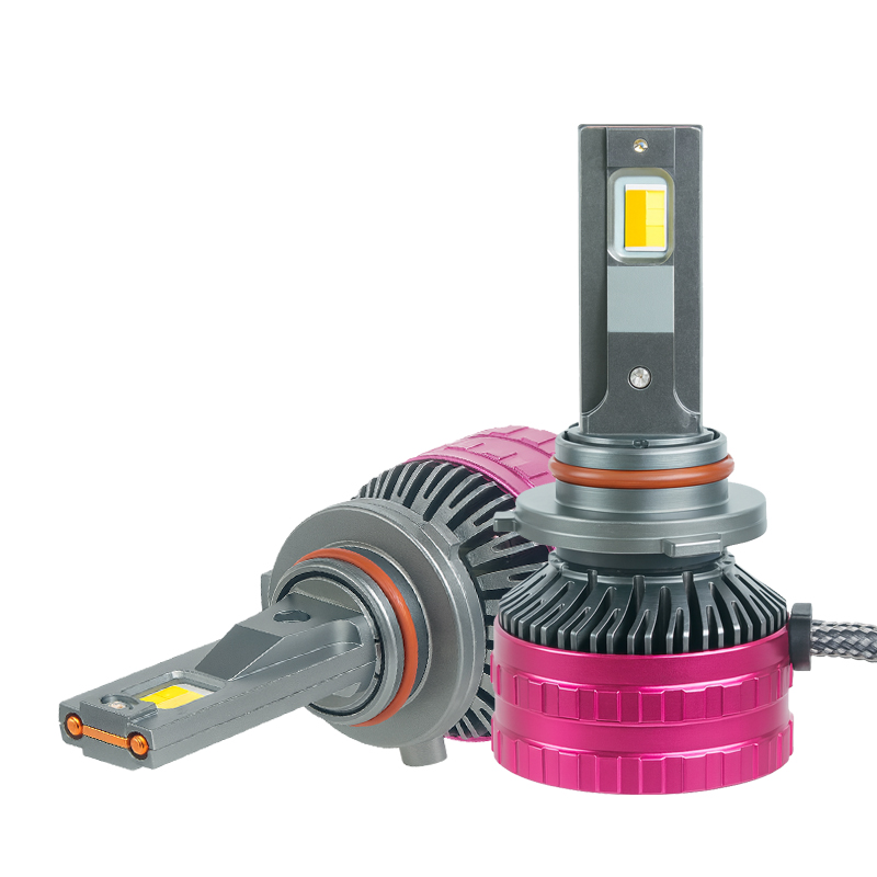 Оптовая цена 3 цвета двойная медная трубка светодиодные автомобильные лампочки 120 Вт 13000LM Canbus 12 В автоматические светодиодные фары