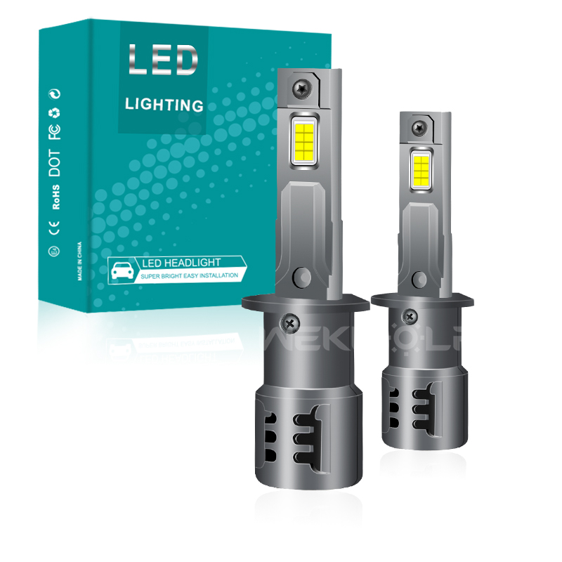 Заводская цена 1:1 Дизайн Plug and Play Wireless 48W 12V Светодиодные лампы для автомобильных фар с вентиляторным охлаждением 