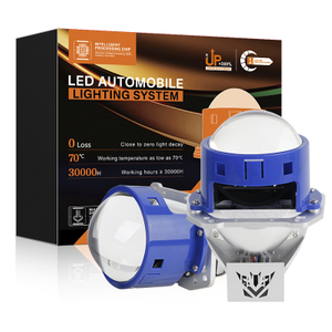 Супер яркие 3 -дюймовые двойные чашки BI светодиодных проекторов Lens Lens Furlight Lacleb