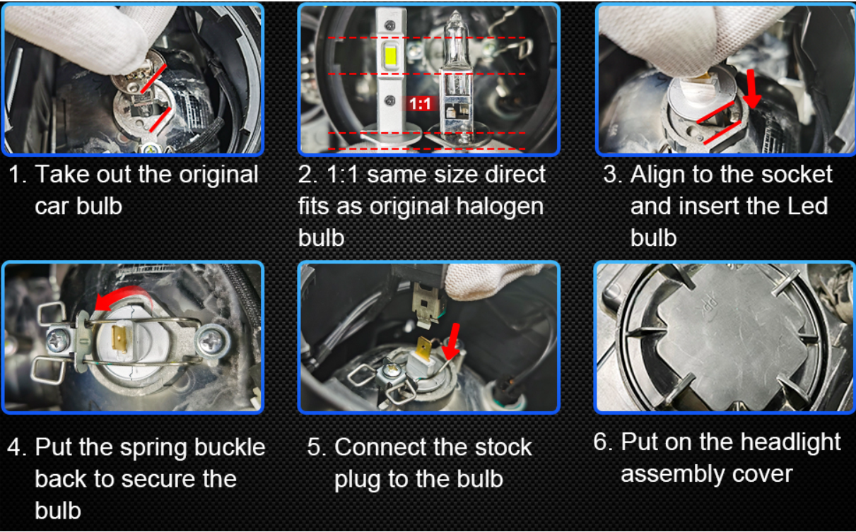 Как установить светодиодную фару автомобиля