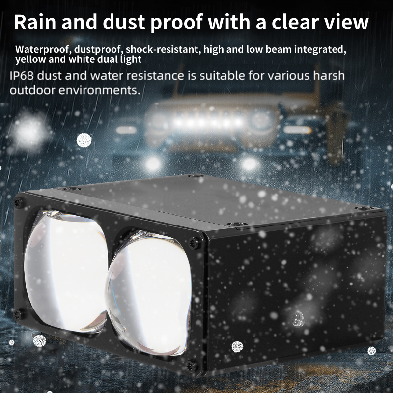 Автомобильные прожекторы, светодиодные решетки, линзы с ДХО и вентилятором, противотуманные фары, внешние вспомогательные фонари для внедорожников, грузовиков