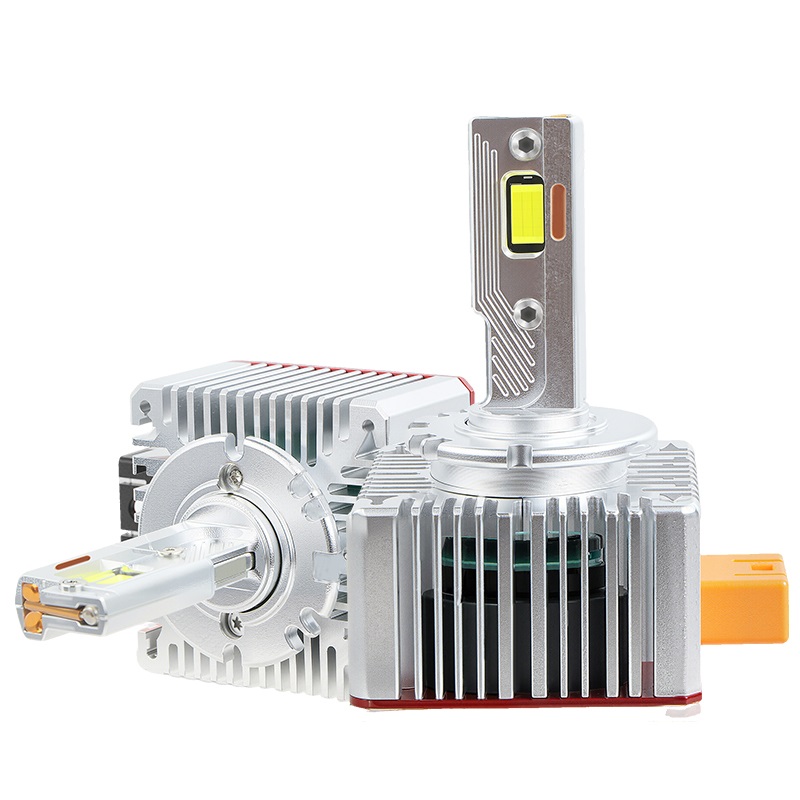 Три медные трубки D1S/D2S/D3S/D4S/D8S светодиодные лампы для фар 18 Вт 18000LM 6000K 1:1 Размер Plug & Play Замена для HID ксенона