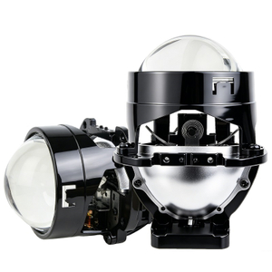 Супер яркий 106 Вт 2,0-дюймовый Bi-LED объектив проектора, автомобильный комплект для модернизации фар, лампа дальнего и ближнего света, светодиодный объектив проектора для автомобильных аксессуаров