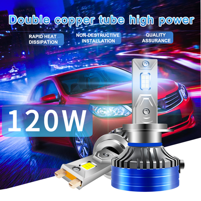 Оптовая высокая просвета 24000LM 6000K прохладные белые светодиодные лампы для автомобиля V60 9005/HB3