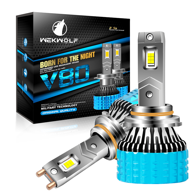 Оптовая продажа, индивидуальные лампы с высоким люменом 18000LM 180 Вт, двойные медные трубки, 12-24 В, светодиодные лампы для фар для автомобилей