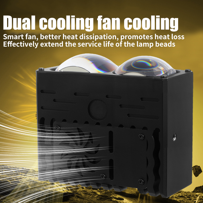 Автомобильные прожекторы, светодиодные решетки, линзы с ДХО и вентилятором, противотуманные фары, внешние вспомогательные фонари для внедорожников, грузовиков