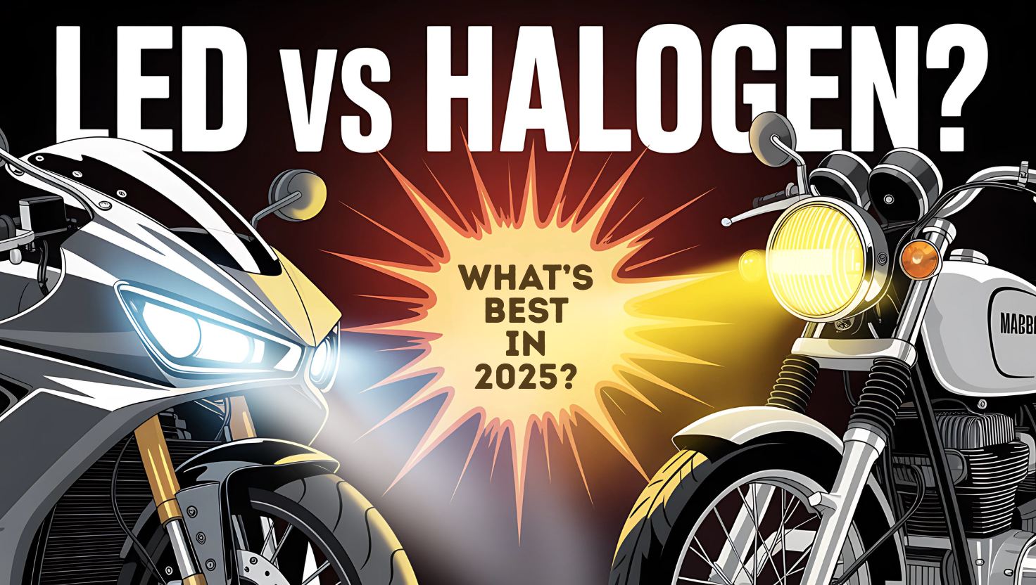 Светодиодная фара для велосипеда против галогена: что вам следует выбрать?