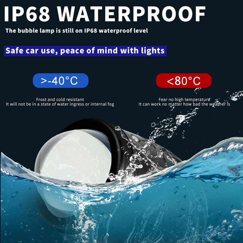 Супер яркий 40 Вт лазерный цвет с изменением цвета стеклянной линзы проектора противотуманные светодиодные фонари