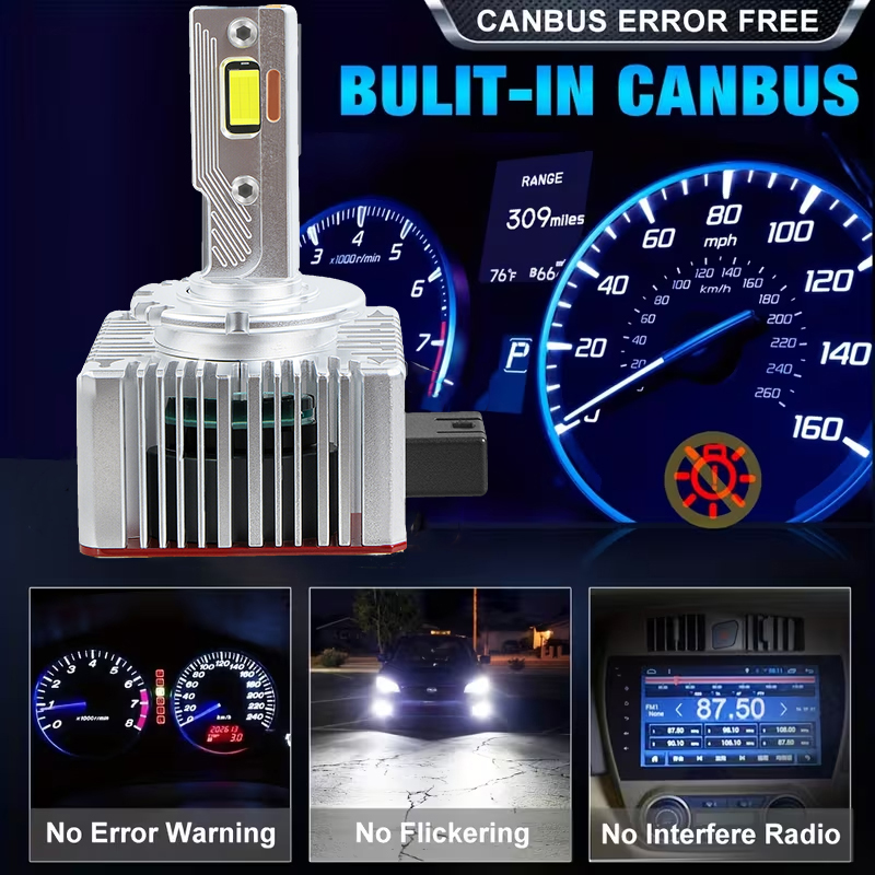 Серия D | OEM D1S/D2S/D3S/D4S светодиодные лампы для фар 6000K 180W высокой мощности 18000LM ксеноновые HID сменные лампы