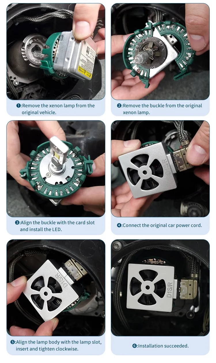 Как установить фары