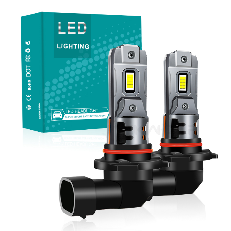 Лидер продаж мини-беспроводные 48 Вт 360 градусов 1:1 Plug and Play автомобильные фары 9005 4800LM автомобильные светодиодные лампы для фар 