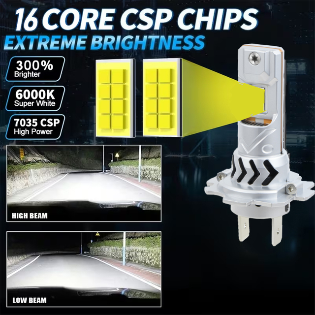 Серия V25SD | OEM ODM 1:1 мини-размер Plug & Play светодиодная лампа 56W 5600LM 6500K холодный белый все в одном светодиодные лампы для автомобильных фар